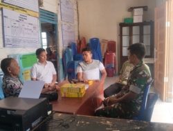 Babinsa Jalin Keakraban Bersama Warga Desa Paindoan 