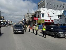 Libur Lebaran Hari Ketiga, Lalu Lintas Doloksanggul Terpantau Kondusif