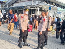 Polres Pelabuhan Belawan Amankan Kedatangan Kapal Kelud, Antisipasi Arus Balik Lebaran