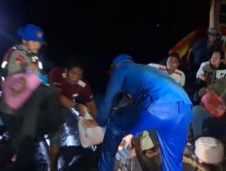 Seluruh Penumpang Selamat, Polairud Tanjung Tiram Evakuasi Kapal Nelayan Rusak di Pesisir Pulau Salah Namo