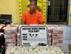 Polda Sumut Gagalkan Penyelundupan 50 Kg Sabu dan 20 Ribu Butir Ekstasi di Perairan Asahan