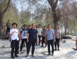 Kapolres Batubara Pimpin Monitoring Langsung Pantai Sujono Jelang Lebaran, Fokus Keamanan dan Keselamatan Wisatawan