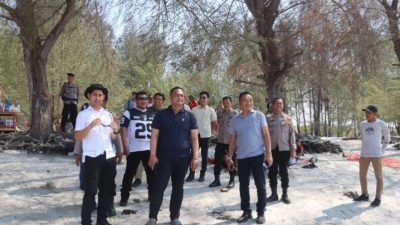 Kapolres Batubara Pimpin Monitoring Langsung Pantai Sujono Jelang Lebaran, Fokus Keamanan dan Keselamatan Wisatawan