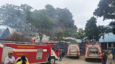 Polisi Masih Selidiki Penyebab Kebakaran di Sekolah SMPN 4 Balige 