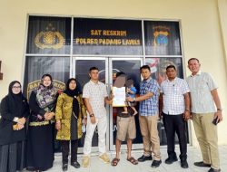 Balita Ditemukan di SPBU Hutalombang, Sat Reskrim Polres Padang Lawas Berhasil Pertemukan Kembali dengan Orang Tua