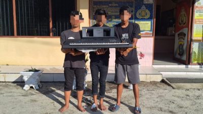Kurang dari 24 Jam, Polsek Bangun Bekuk Tiga Pelaku Bobol Rumah Polwan