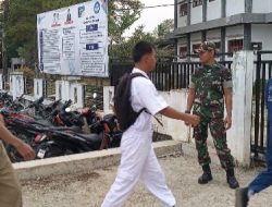 Babinsa Berikan Pembinaan Pengawasan dan Disiplin Kepada Pelajar