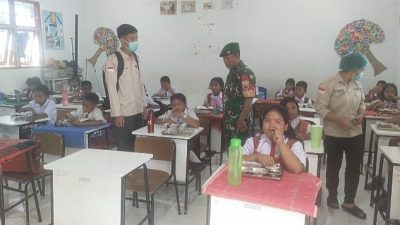 Serka B Sinambela Monitoring Penyaluran Program MBG di Sekolah