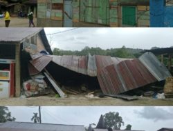 Breaking News : 18 Rumah Warga di 2 Kecamatan di Kabupaten Toba Rusak Akibat Diterjang Angin Puting Beliung