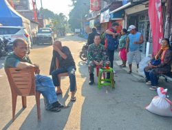 Peltu R Siringoringo Bincang Santai Bersama Warga Desa Sibuea 