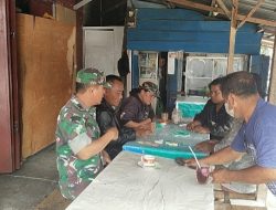 Babinsa Komsos dan Sampaikan Pesan Positif kepada Warga Binaan