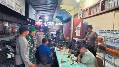 Kolaborasi Koramil 11/Parlilitan Bersama Polri dan Elemen Masyarakat Melakukan Patroli Bersama 