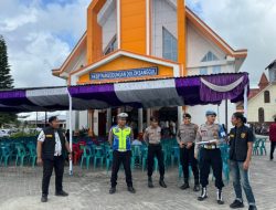 Polres Humbahas Lakukan Pengamanan Maksimal pada Ibadah Hari Raya Paskah