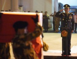 Kasad Pimpin Pelepasan Tiga Jenazah Prajurit TNI Satgas UNIFIL