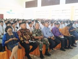 Danramil 17/Balige Hadiri Undangan Doa Pemberangkatan dan Pelepasan Siswa Kelas XII SMKN 1 Balige TP 2025-2026
