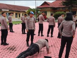 Wakapolres Bersama Propam Gelar Giat Gaktiplin Kepada Personel Polres Toba