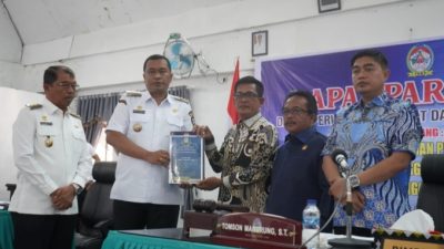 Bupati Toba Sampaikan LKPJ Tahun Anggaran 2025 Pada Paripurna DPRD