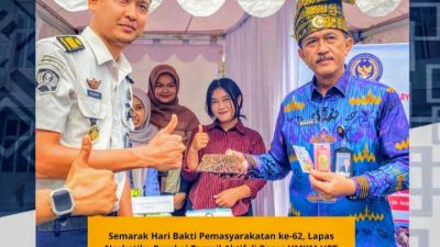 Semarak HBP ke-62, Lapas Narkotika Rumbai Tampil Aktif di Bazar UMKM UPT se-Riau