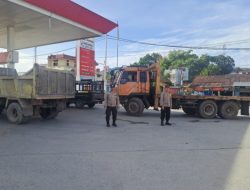 Antisipasi Kelangkaan dan Penimbunan BBM, Polisi Jaga Ketat SPBU di Toba