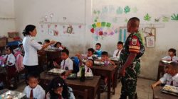 Babinsa Monitoring Pengawasan Penyaluran Program MBG 