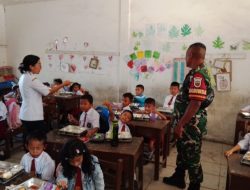Babinsa Monitoring Pengawasan Penyaluran Program MBG 