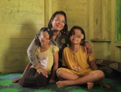 Kapolres Samosir Jadi Orangtua Asuh Anak Korban Penganiayaan, Wujud Kepedulian Masa Depan Korban