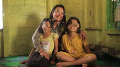 Kapolres Samosir Jadi Orangtua Asuh Anak Korban Penganiayaan, Wujud Kepedulian Masa Depan Korban