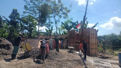 Tahap Penentu Dimulai, Begisting Jembatan Garuda di Desa Bolo Dikebut Jelang Pengecoran