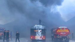 Respons Cepat Tanpa Tunda, Brimob Polda Sumut Berhasil Kendalikan Kebakaran di Medan Timur