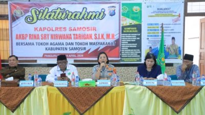 Polres Samosir Gandeng Tokoh Agama dan Masyarakat, Perkuat Pembinaan Generasi Muda dan Keamanan Daerah