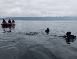 Hari Keempat Pencarian Mahasiswa Unika, Tim Gabungan Intensif Sisir Permukaan Danau Toba 