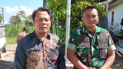 Dapat Bantuan Sumur Bor, Kepala Desa Parsuratan dan Warga Terimakasih Kepada TNI AD