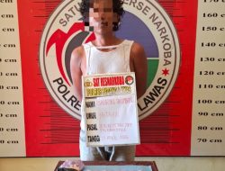 Satresnarkoba Polres Palas Tangkap Seorang Pengedar dengan Barang Bukti Sabu