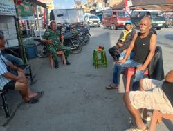 Babinsa Jalin Kekompakan dengan Warga Binaan