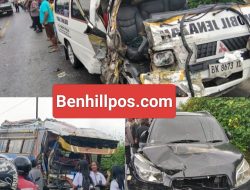 3 Mobil Alami Kecelakaan di Toba, 6 Orang Luka-Luka, Begini Kronologi Kejadiannya