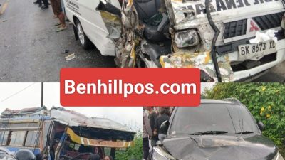 3 Mobil Alami Kecelakaan di Toba, 6 Orang Luka-Luka, Begini Kronologi Kejadiannya