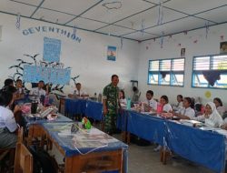 Babinsa Aktif Awasi Penyaluran Program MBG di SMAN 1 Laguboti 