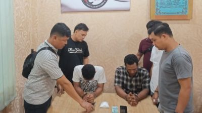 Sat Narkoba Polres Pelabuhan Belawan Gagalkan Peredaran 1 Ons Shabu, 2 Pengedar Ditangkap