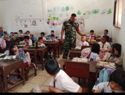 Babinsa Laksanakan Pengawasan Penyaluran Program MBG di Sekolah