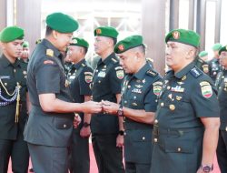 Pangdam I/BB Pimpin Sertijab dan Tradisi Korps Pejabat Utama di Makodam I/BB