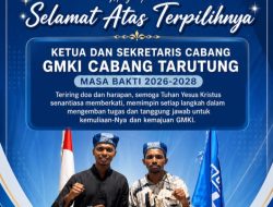 Terpilihnya Ketua dan Sekretaris Cabang GMKI Tarutung Periode 2026-2028