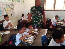 Koptu J Pangaribuan Aktif Awasi Penyaluran Program MBG di Sekolah