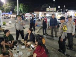 Cegah Kriminalitas dan 3C, Polres Tapteng Gelar Patroli Blue Light di Sejumlah Titik Rawan