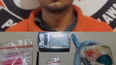 Sat Narkoba Polres Pelabuhan Belawan Tangkap Pengedar Sabu di Marelan