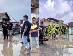 Bukan Sawah, Bukan Kolam: Jalan Sidikalang Disulap Jadi Panggung Kritik