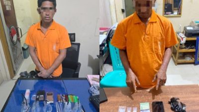 Polres Batu Bara Laksanakan Gerebek Sarang Narkoba, 2 Pelaku Diamankan