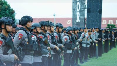 Satuan Brimob Polda Sumut Siaga Total Sambut May Day 2026, Apel Kesiapsiagaan Humanis Tegaskan Pengamanan Maksimal