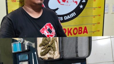 Simpan Sabu, Ekstasi Hingga Ganja, Warga Parbuluan Diringkus Polres Dairi