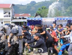 Kesiapan Akhir Jelang May Day 2026, Polres Samosir Gelar Simulasi Sispam Kota