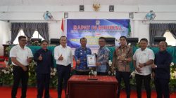 Rekomendasi DPRD jadi Masukan, Evaluasi dan Motivasi Bagi Pemkab Toba